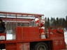 18-Santa on  Reidville Fire Dept Truck
